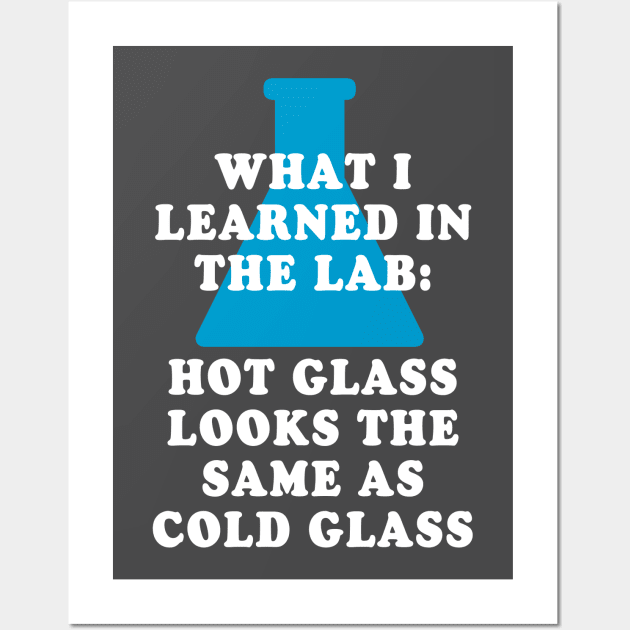 Chemistry Glass Humor Wall Art by oddmatter